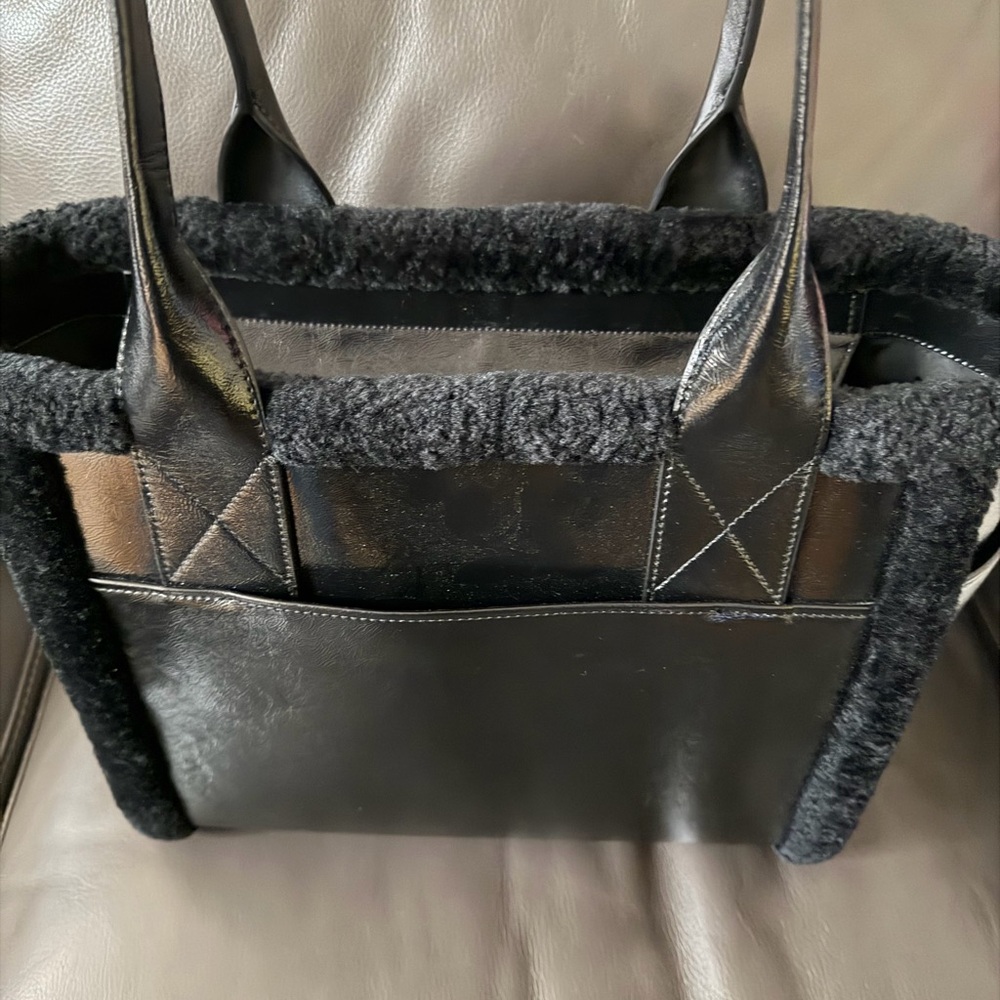Kate Spade Jett Faux Shearling Tote Large Bag - Picture 5 of 8